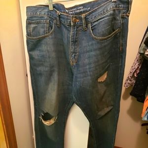 Distressed Gap brand Jeans size 35x30